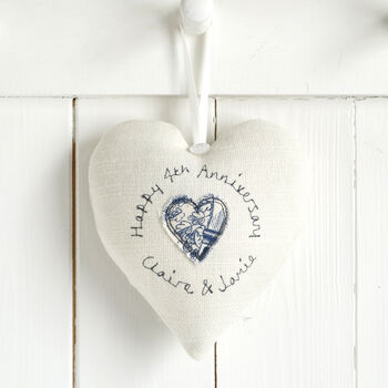 Personalised Wedding Hanging Heart Gift, 3 of 12