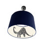 Inside Out Dinosaur Drum Lampshade, thumbnail 1 of 7