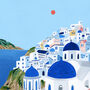 Santorini, Greece Travel Art Print, thumbnail 6 of 7