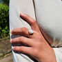 Statement Rainbow Moonstone June Birthstone Ring, thumbnail 4 of 8