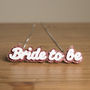 'Bride' Hen Party Headband, Necklace And Prop Gift Set, thumbnail 4 of 5