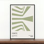 Mid Century Architecture Design Symmetry Poster, thumbnail 6 of 6
