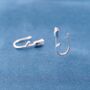 Sterling Silver 925 Tulip Hook Earrings, thumbnail 3 of 6
