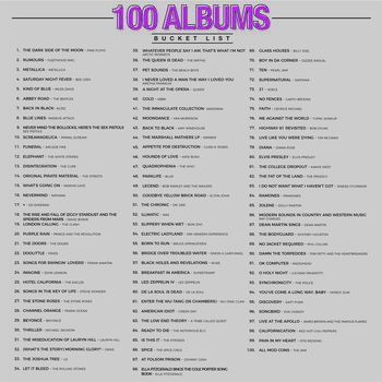 100 Albums Scratch Bucket List Poster, 4 of 4