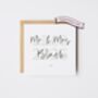 Personalised Wedding Card / Couple To Be Vanilla Card *Colour Options, thumbnail 3 of 6