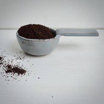 Handmade Blue Pottery Coffee Scoop, 2 of 7