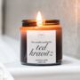 Formula One Gift Idea, Ted Kravitz Candle With Matches, thumbnail 4 of 11