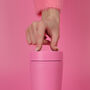 Circular And Co Coffee Cup Made From Bubblegum 8oz Pink, thumbnail 5 of 8