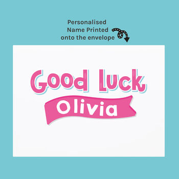 Personalised Good Luck Mermaid Card, 4 of 5