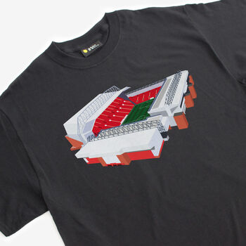 Anfield Stadium Liverpool T Shirt, 3 of 4