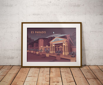 Es Paradis Nightclub Ibiza Travel Poster Art Print, 6 of 8