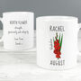 Personalised August Birth Flower Mug, thumbnail 2 of 2