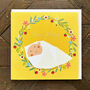 Silver Foiled New Baby Card, thumbnail 3 of 5