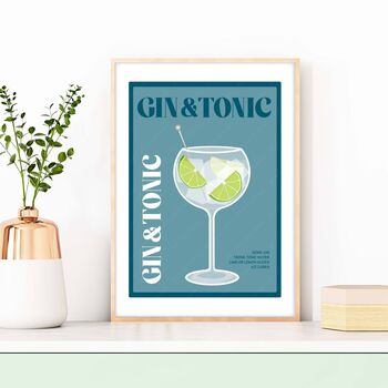 Gin And Tonic Print, 3 of 5