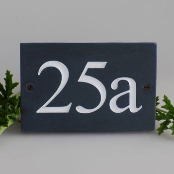 Personalised Slate House Number Signs, 4 of 11