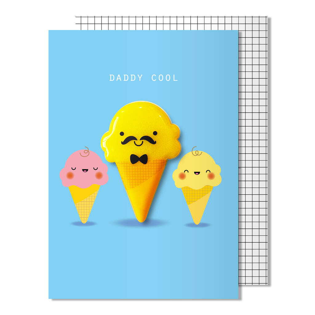 Daddy Cool Father's Day Card + Ice Cream By pango productions