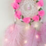Rose Pink Dainty Dream Catcher, thumbnail 3 of 9