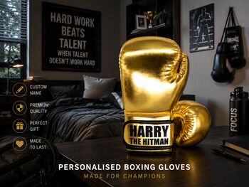 Personalised Boxing Gloves For Children, 5 of 12