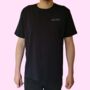 Men's Personalised Hand Embroidered Navy T Shirt, thumbnail 4 of 8