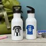 Football Strip Water Bottle, thumbnail 7 of 12