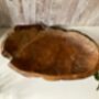Large Teak Root Fruit Bowl 45cm Hand Carved Natural Wood Decor, thumbnail 5 of 7