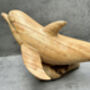 30cm Hand Carved Playful Dolphin Figurine Home Decor, thumbnail 8 of 12