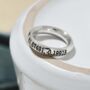 Personalised Silver 5mm Wide Band Ring, thumbnail 2 of 12