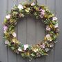 Spring Summer Hedgerow Wreath Door Wedding Home Decoration, thumbnail 2 of 6