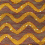 Mustard Yellow And Lime Waves African Print Lampshade, thumbnail 7 of 7