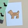 '70 Years Of Pawfect You!' Dog Token And Birthday Card, thumbnail 1 of 2