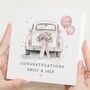 Personalised Wedding Day Card For Friends, thumbnail 1 of 7
