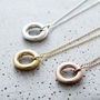Personalised Small Secret Circle Necklace, thumbnail 5 of 11