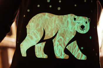 Interactive Glow Polar Bear Christmas Jumper, 3 of 4