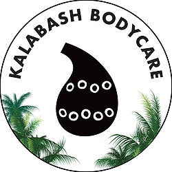 Kalabash Bodycare Calabash graphic with palm leaves