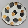 Personalised Gold Spotted Ceramic Platter Wedding Gift, thumbnail 4 of 5