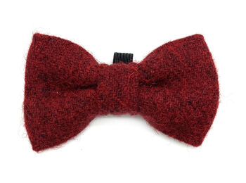 Red Harris Tweed Dog Collar, 3 of 3