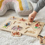 Wooden Farm Personalised Childrens Puzzle, thumbnail 1 of 3