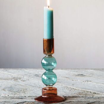 Two Tone Bubble Candle Stick, 3 of 7