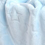 Personalised Fleece Baby Blue Star Blanket, thumbnail 3 of 7