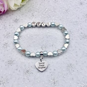Personalised Great Granddaughter Bracelet, 4 of 12