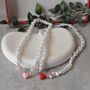 Magnetic Heart Pearl Beaded Necklace, thumbnail 1 of 5