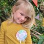 Personalised Children's Rainbow Birthday Rosette, thumbnail 4 of 5