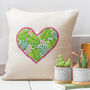 Botanical Heart Cross Stitch Kit, thumbnail 1 of 4