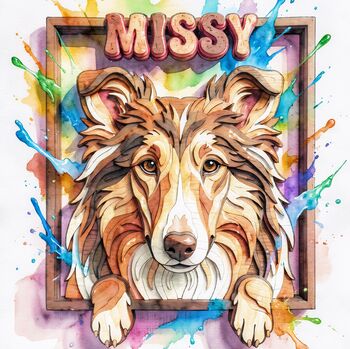 Custom Pet Art Portrait, 5 of 6