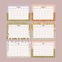 2024 Desk Calendar | Abstract Lines, thumbnail 4 of 5
