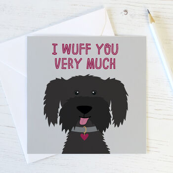 Funny Dog Love / Anniversary Card, 4 of 4