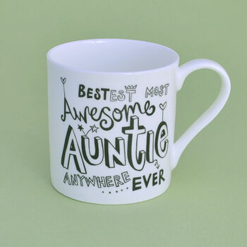 'Awesome' Auntie Bone China Mug, 4 of 5