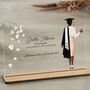 Personalised Suit Graduation Gift For Her Flower Design, thumbnail 4 of 11