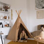 Nevada Cotton Canvas Teepee In Fawn, thumbnail 1 of 6