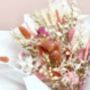 Serenity Dried Floral Valentines Bouquet, thumbnail 2 of 4